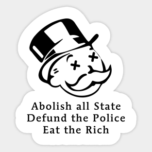 Eat the Rich - Anarchy Sticker